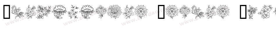 Traditional Floral Design II字体转换